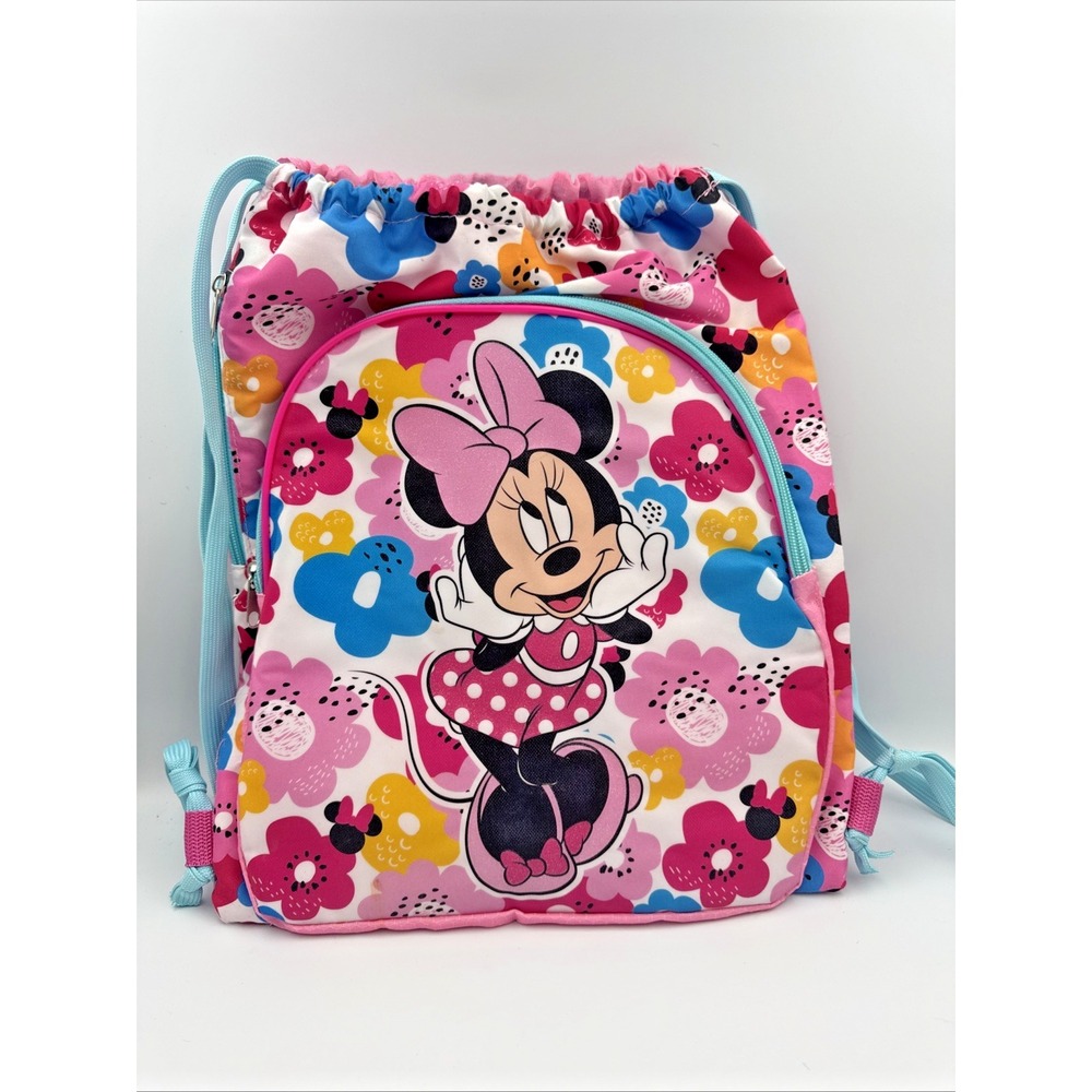 Rare Disney Minnie‎ Mouse Cinch  Backpack